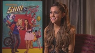 Ariana Grande interview Sam and Cat star chats about the show and Justin Bieber [upl. by Colton731]