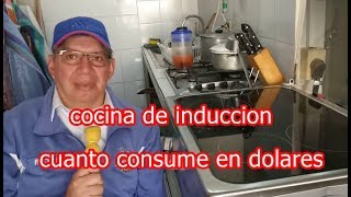 CUANTO CONSUME LA COCINA DE INDUCCIÓN Y CUANTO DINERO ES ESTO [upl. by Aianat546]