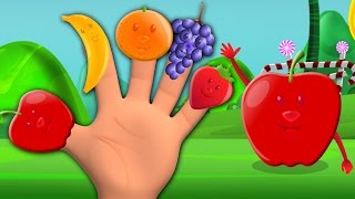 Fruit Finger Family  The Fruits Song  Nursery Rhymes  Kids Songs  Baby Rhymes [upl. by Leirud]