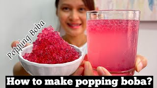 Super Easy POPPING BOBA Recipe [upl. by Silletram]