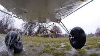 RC Bush Plane Through Rain Streams Sand and Rocks [upl. by Estes]