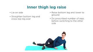 Inner thigh leg raise [upl. by Khoury]