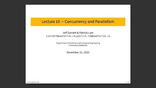 ECE 459 Lecture 9 Parallelization Techniques [upl. by Didier]