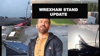 WREXHAM FC KOP STAND UPDATE  11TH DECEMBER  IN UNDER 60 SECONDS [upl. by Wanids402]