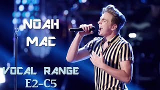 Noah Mac The Voice  Live Vocal Range E2C5 [upl. by Dugas]