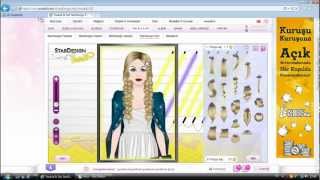 Stardoll Stardesign Hair Saç Yapımı [upl. by Sillad]