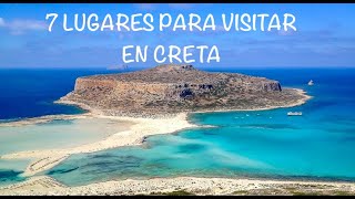 QUÉ VER EN CRETA 7 LUGARES IMPRESCINDIBLES [upl. by Aamsa]