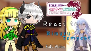 How NOT to Summon a Demon Lord react to Rimuru Tempest「Full Video」 [upl. by Nav]