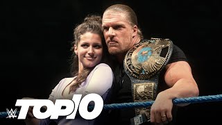 Great Triple H amp Stephanie McMahon moments WWE Top 10 Nov 29 2020 [upl. by Gomar190]