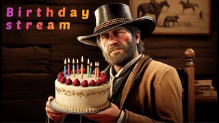 Birdthday Stream  RED DEAD REDEMPTION 2 Walkthrough [upl. by Oidale409]