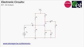 BJT  Introduction to AC Analysis [upl. by Aihsital167]