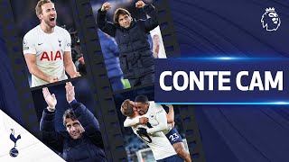 Antonio Contes reactions to UNBELIEVABLE win at Leicester  CONTE CAM  Leicester 23 Spurs [upl. by Ynnek]