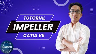 CATIA V5 Tutorial  Impeller Design  Stepbystep walkthrough  Easy [upl. by Lucilla]