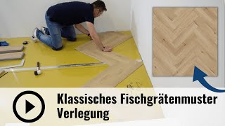 Parkett in Fischgrät richtig verlegen Ein SchrittfürSchrittTutorial Fischgrät Verlegen [upl. by Enyamart]