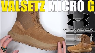 Under Armour Valsetz Micro G Leather Review Under Armour Military Boots Review [upl. by Anaidni]