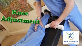 Chiropractic Activator Adjustment  Knee pain after Paddle Boarding [upl. by Monson]