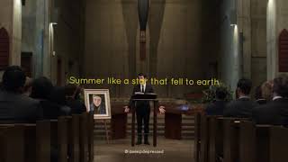 13 Reasons Why  Clays Speech at Hannahs Funeral   LOFI LIKE A DREAM [upl. by Ardnama398]