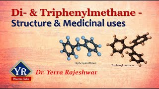 Di amp Triphenylmethane  Structure amp Medicinal uses  Structure and uses of di and triphenylmethane [upl. by Anoirb]