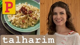 Em uma panela só talharim à carbonara da Rita Lobo [upl. by Lodhia]