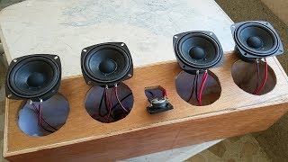 DIY Center Speaker 2 Way Crossover Build and 4 Speaker Wiring [upl. by Dranrev978]