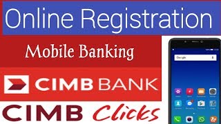 CIMB Clicks Online Registration Cara Daftar CIMBClicks [upl. by Enasus]