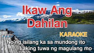 IKAW ANG DAHILAN  Jerry Angga HD Karaoke [upl. by Aufa]