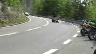 Unfall am Berg  Motorradunfall am Kesselberg [upl. by Cher299]