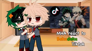 MHA react to Bakudeku Tiktok🥦💥🧡Gacha Club💚 [upl. by Adnahsor48]