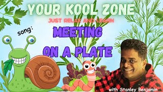 Meeting on a Plate Song Lyrics video by Stanley Benjamin  IB School  Grade 2 [upl. by Annaoy]