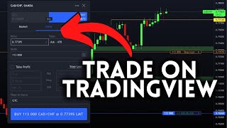 How To Place Trades Directly on TradingView Bye Bye Metatrader 4 [upl. by Trub488]