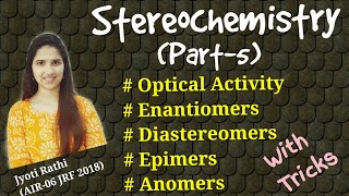 Stereochemistry Part5Tricks to find Optical ActivityEnantiomers Diastereomers Epimers anomers [upl. by Eihtak]