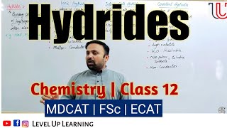 Hydrides  Types of Hydrides  Trend in Periodic Table  class 12 Chemistry  Mwaqas  MDCAT ECAT [upl. by Vilberg]