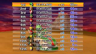 Mario Kart Wii  Grumble Volcano Star Cup 50cc Yoshi Gameplay [upl. by Ardnaxila]