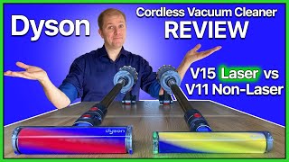 Dyson v15 vs v11 Review Dysons BEST Cordless Vacuum Cleaners [upl. by Fiden]