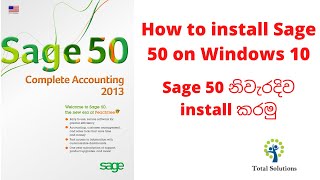 How to Install Sage 50 Accounting Software [upl. by Einnok]