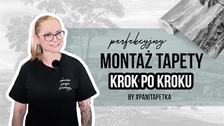 Szybki i łatwy montaż tapety na flizelinie by PaniTapetka  Instruktaż Ubierz Swoje Ściany [upl. by Thun]