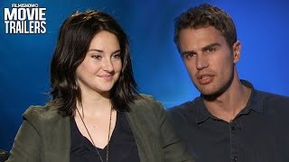 Shailene Woodley and Theo James talk about Tris amp Four in The Divergent Series Allegiant HD [upl. by Davin]