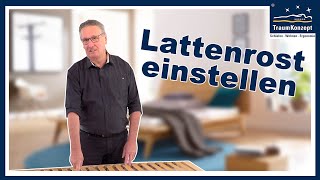 Lattenroste RICHTIG einstellen FRAG DEN JÄGER  Folge 32 [upl. by Eelesor73]