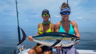 Tuna Fishing with Southern Catch Outfitters  HuntressJen [upl. by Aralk]