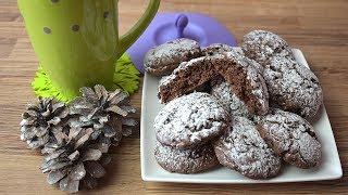 BISCOTTI MORBIDI AL CACAO Senza Burro e senza LATTE  Divertirsi in cucina [upl. by Dahsar810]