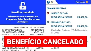 BOLSA FAMÍLIA JANEIRO ESTAVA BLOQUEADO E AGORA FOI CANCELADO COMO VOLTAR A RECEBER O BENEFÍCIO [upl. by Manville]