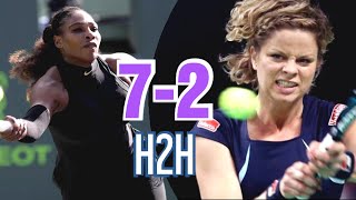 Serena Williams vs Kim Clijsters All 9 H2H Match Points  SERENA WILLIAMS FANS [upl. by Neyrb132]