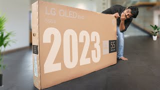 LG OLED evo G3 55 Inch 4K Smart TV Unboxing amp initial Impressions  in Telugu [upl. by Aggy]