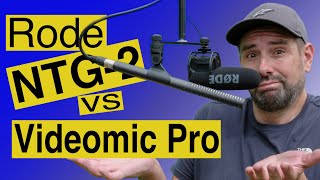 Rode ntg2 vs videomic pro  Rode Shotgun mic SHOOTOUT [upl. by Zaremski940]