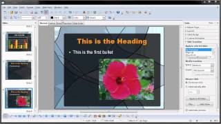 OpenOfficeorg Impress Presentations Part Two [upl. by Alfred]