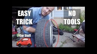 SEATING BEAD on Tire Rim Pop Bead Stretching Tire Trick Changing Tires Mounting Tire On Rim ✔️ [upl. by Naloc]