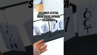 Kalender bikin sekali dipakai Selamanya diy craftideas diykreatif diycraft [upl. by Ahseka546]