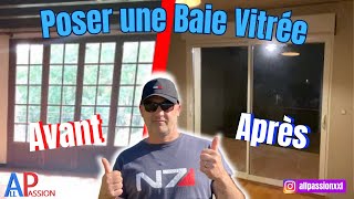 Comment poser une baie vitree  Installer une baie coulissante [upl. by Eizdnil]