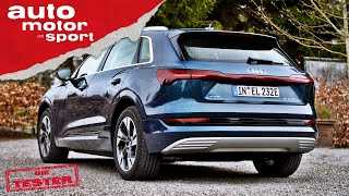 Audi etron Was kann der ElektroQuattro TestReview  auto motor und sport [upl. by Dymphia]