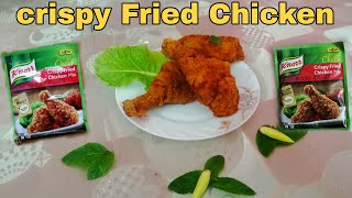 Crispy Fried Chicken with Knorr Crispy fried Chicken mix।। ফ্রাইড চিকেন।। Bangla [upl. by Gnik344]